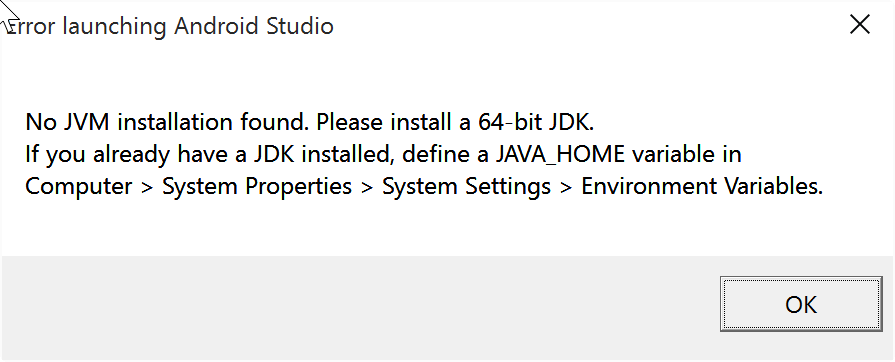 Java jdk 1.8 64 bit